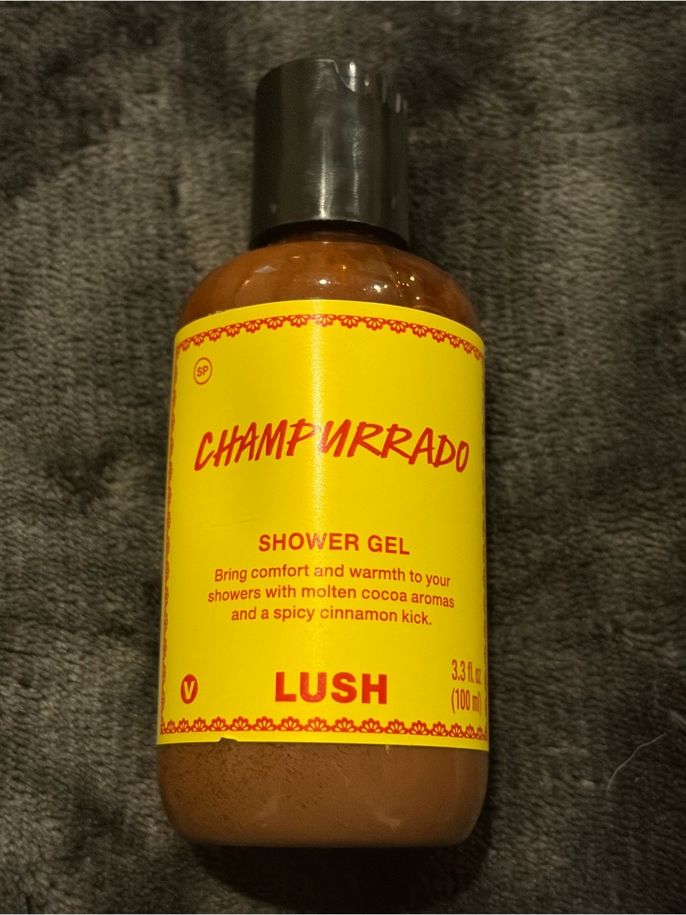 LUSH Champurrado Shower Gel - Yellow & Brown